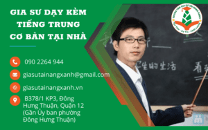 Gia sư dạy kèm tiếng Trung cơ bản tại nhà 