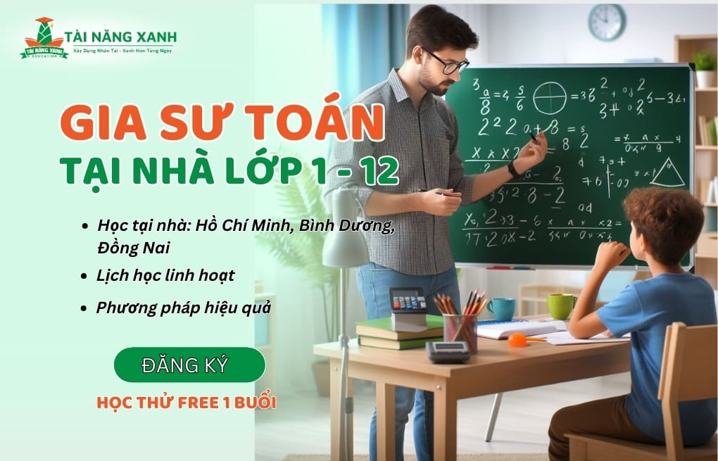 GIA SƯ CHẤT LƯỢNG - TRUNG TÂM TÀI NĂNG XANH banner tài năng xanh 1